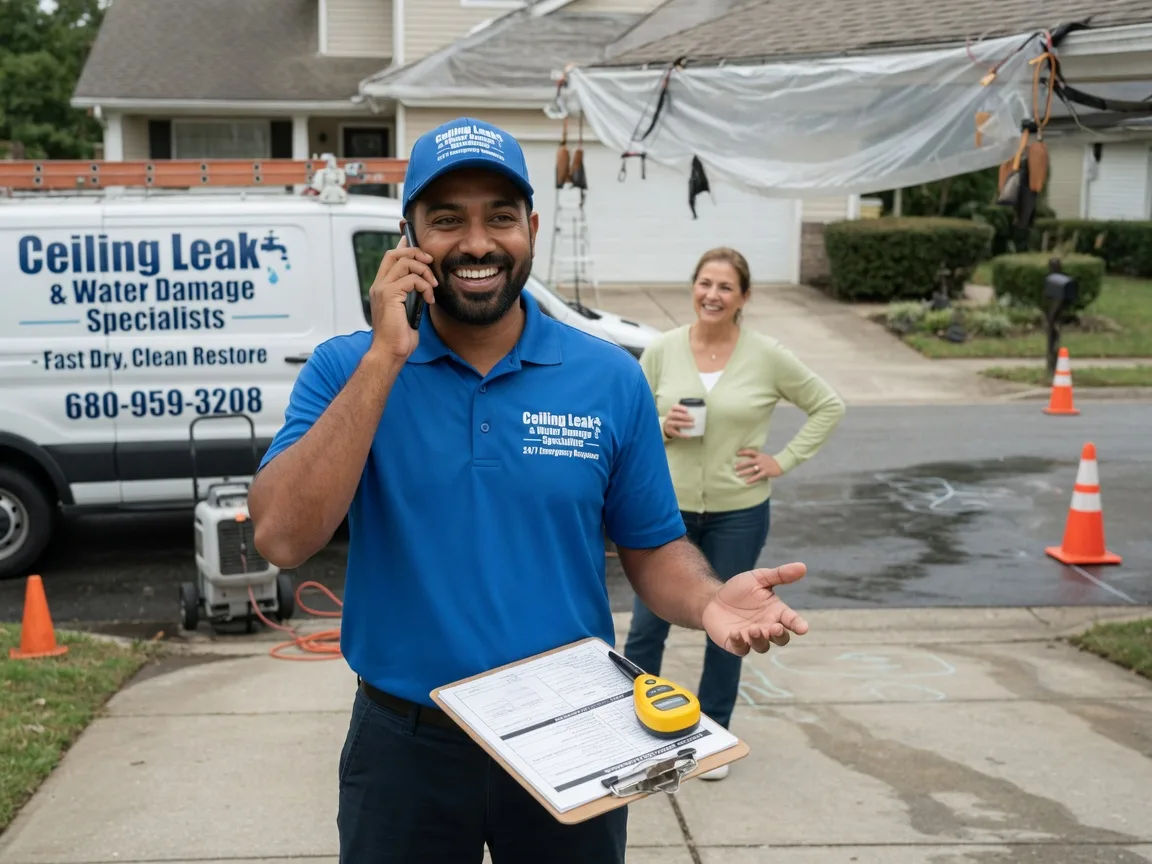 Ceiling Leak Cleanup Roans Prairie, TX FAQs